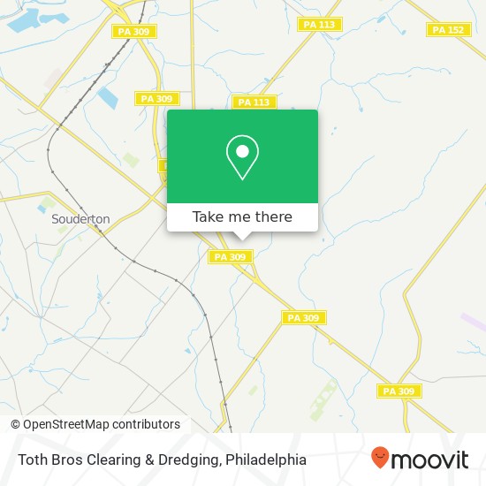 Toth Bros Clearing & Dredging map