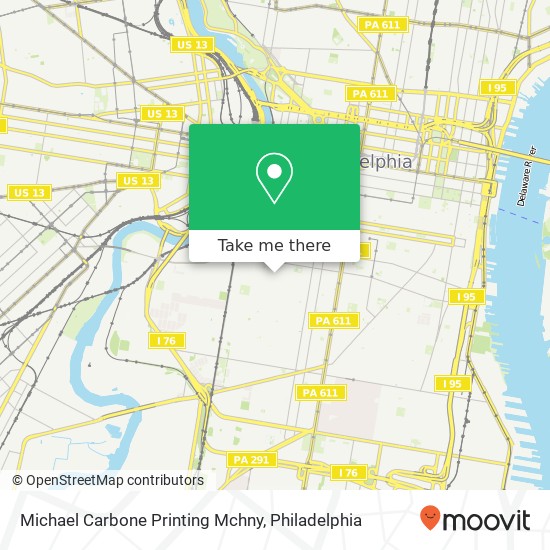 Mapa de Michael Carbone Printing Mchny