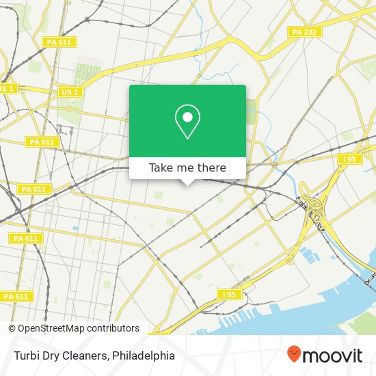 Turbi Dry Cleaners map