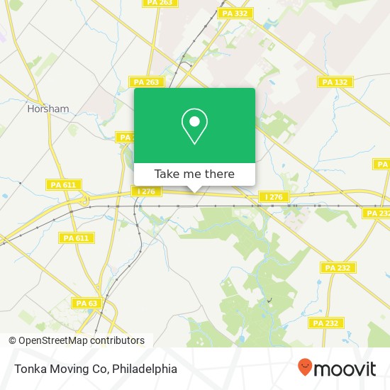 Mapa de Tonka Moving Co