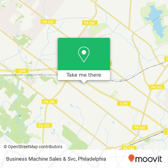 Business Machine Sales & Svc map