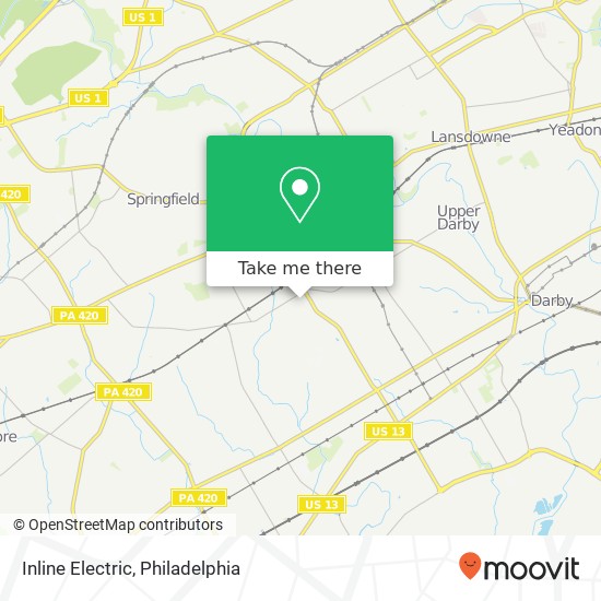 Inline Electric map