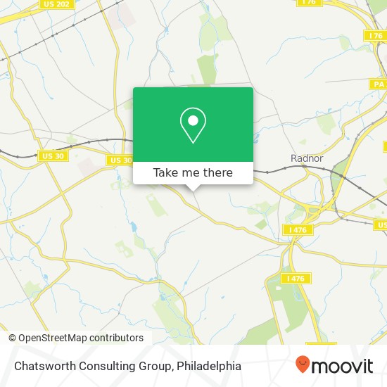 Mapa de Chatsworth Consulting Group