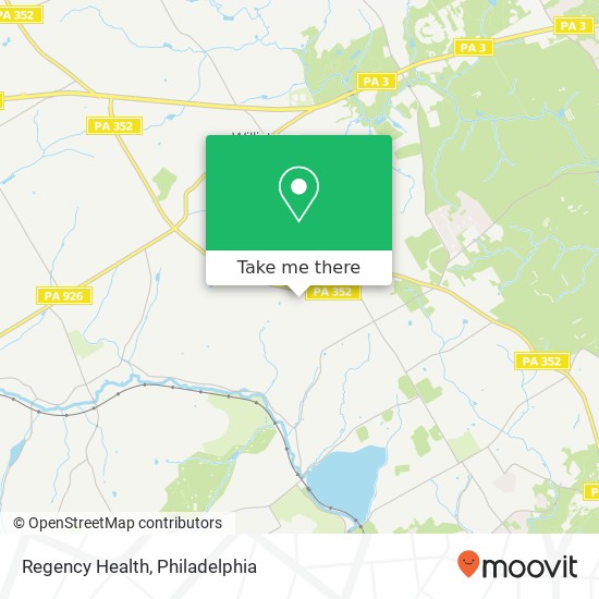 Mapa de Regency Health