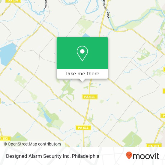 Mapa de Designed Alarm Security Inc