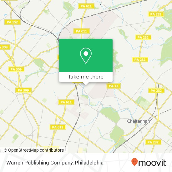 Mapa de Warren Publishing Company