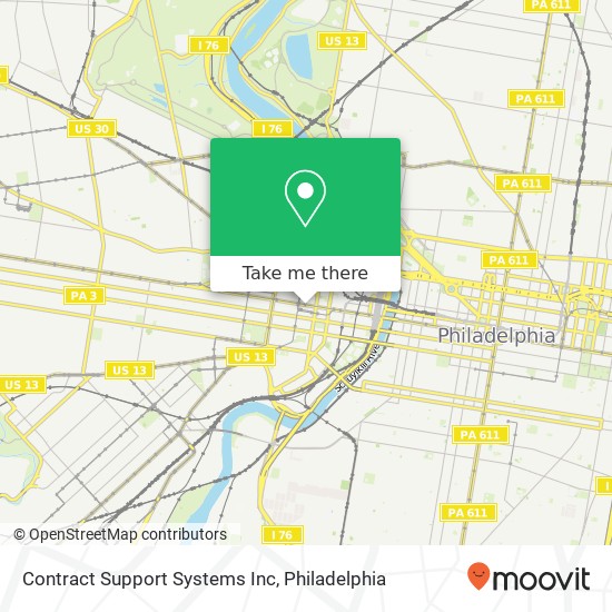 Mapa de Contract Support Systems Inc