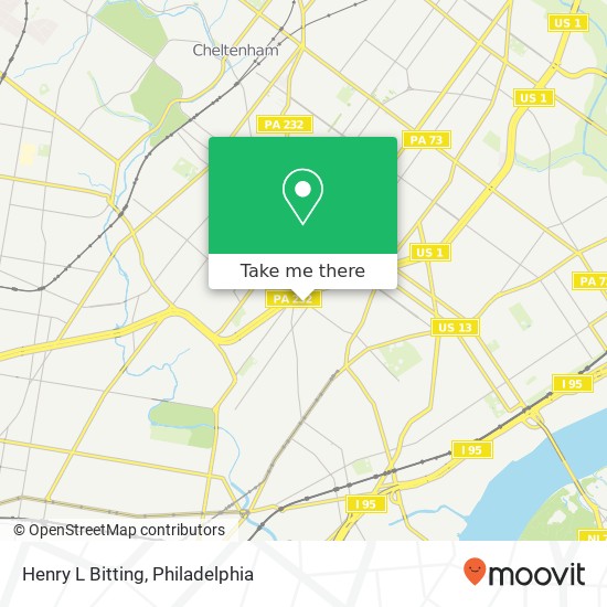Mapa de Henry L Bitting