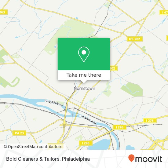 Mapa de Bold Cleaners & Tailors