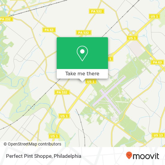 Mapa de Perfect Pint Shoppe