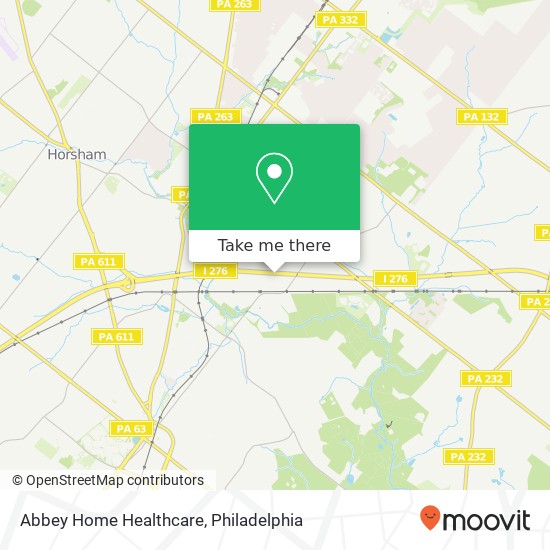 Abbey Home Healthcare map