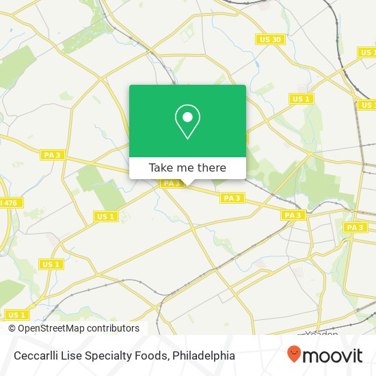 Ceccarlli Lise Specialty Foods map