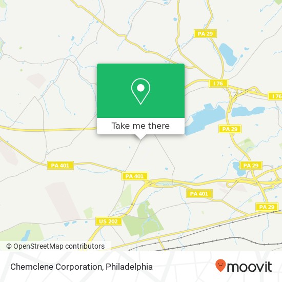 Chemclene Corporation map