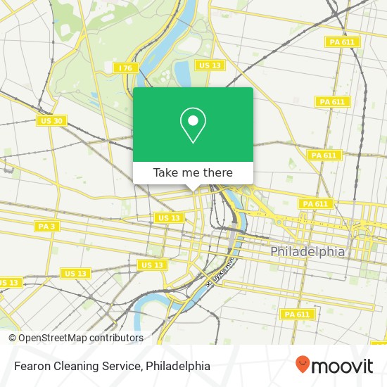 Mapa de Fearon Cleaning Service