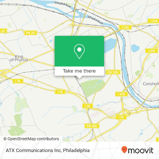 ATX Communications Inc map