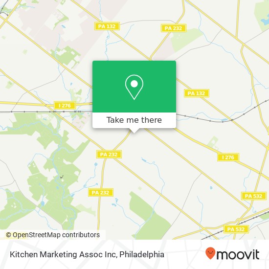 Kitchen Marketing Assoc Inc map