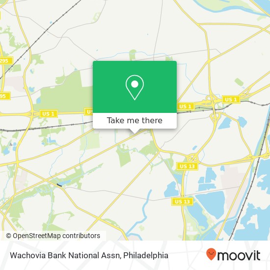 Mapa de Wachovia Bank National Assn