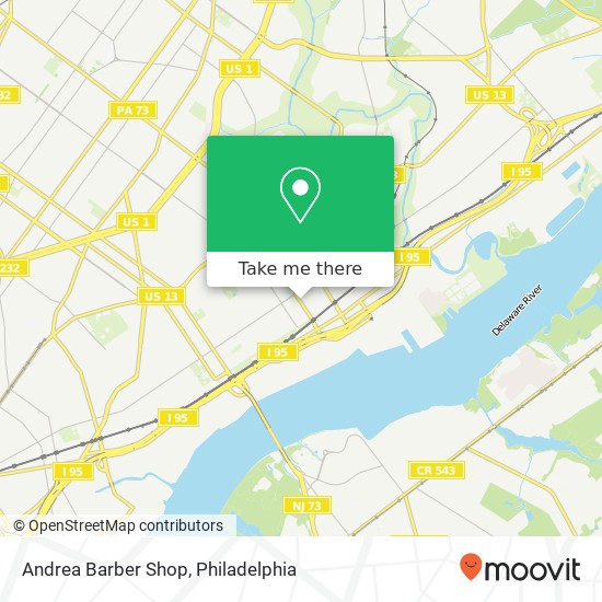 Andrea Barber Shop map