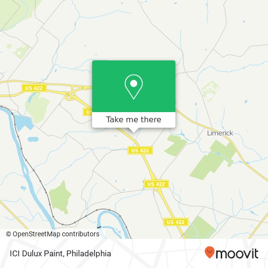 ICI Dulux Paint map