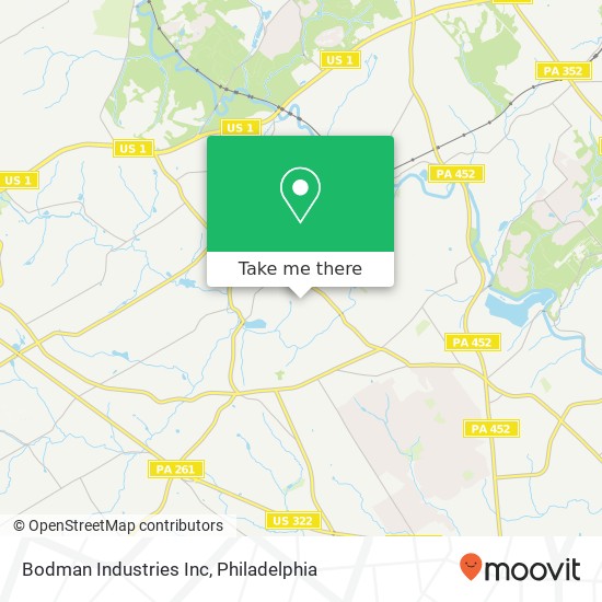 Bodman Industries Inc map