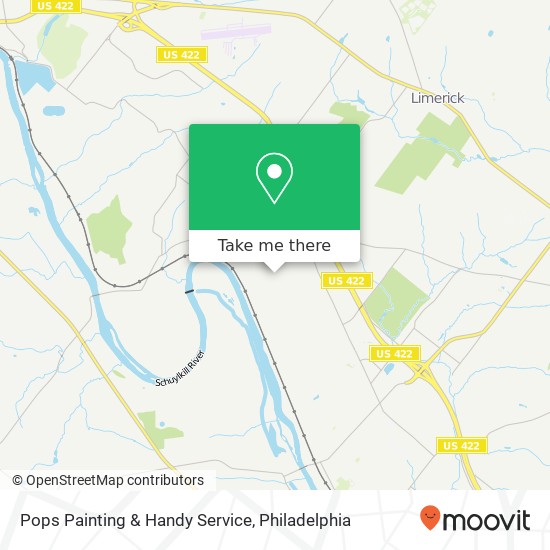 Mapa de Pops Painting & Handy Service