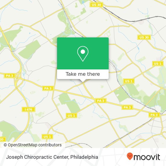 Joseph Chiropractic Center map