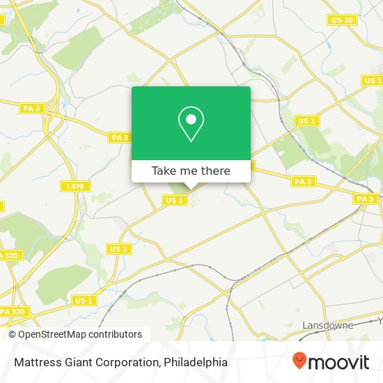 Mapa de Mattress Giant Corporation