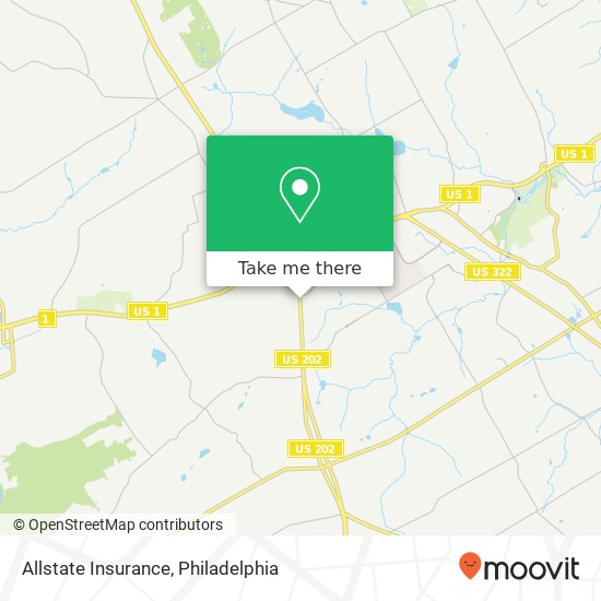 Allstate Insurance map