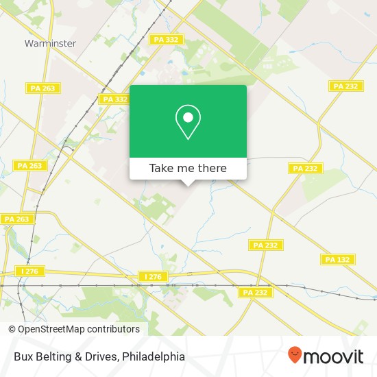 Bux Belting & Drives map