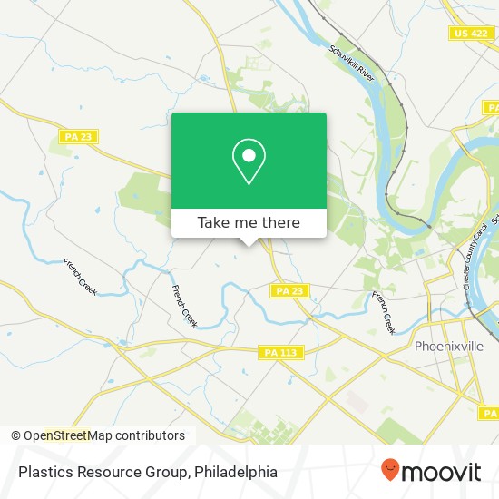 Plastics Resource Group map