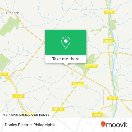 Mapa de Donley Electric
