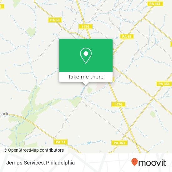 Jemps Services map