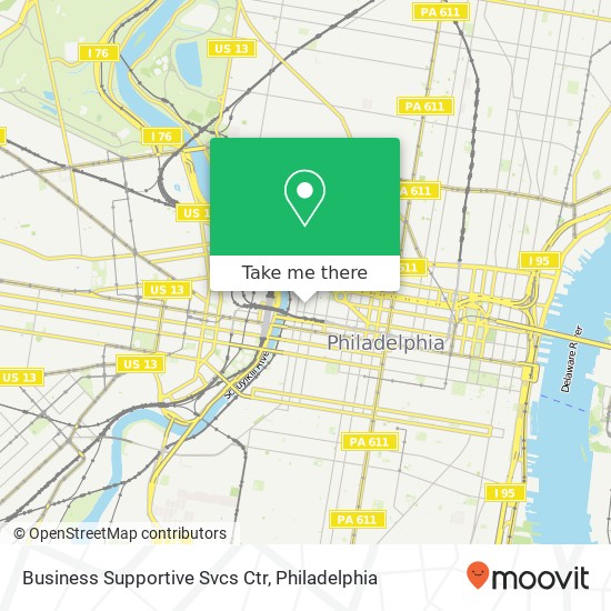 Business Supportive Svcs Ctr map