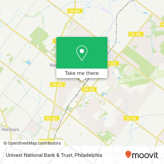 Univest National Bank & Trust map