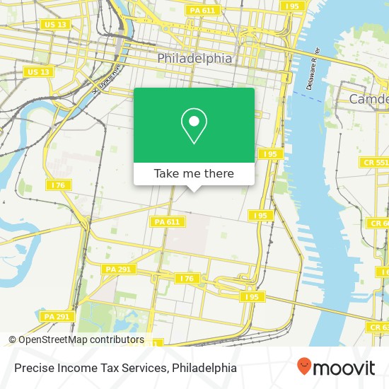 Precise Income Tax Services map