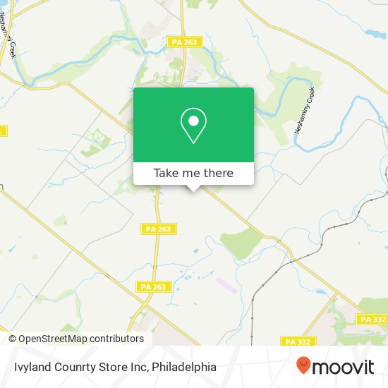 Ivyland Counrty Store Inc map