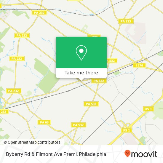 Byberry Rd & Filmont Ave Premi map