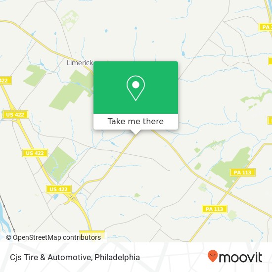 Cjs Tire & Automotive map