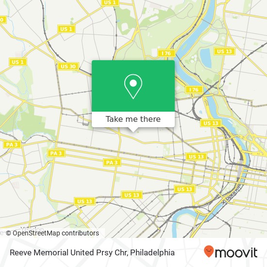 Reeve Memorial United Prsy Chr map