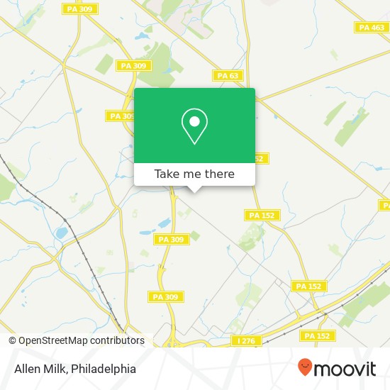 Allen Milk map