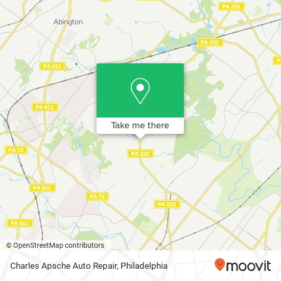 Charles Apsche Auto Repair map