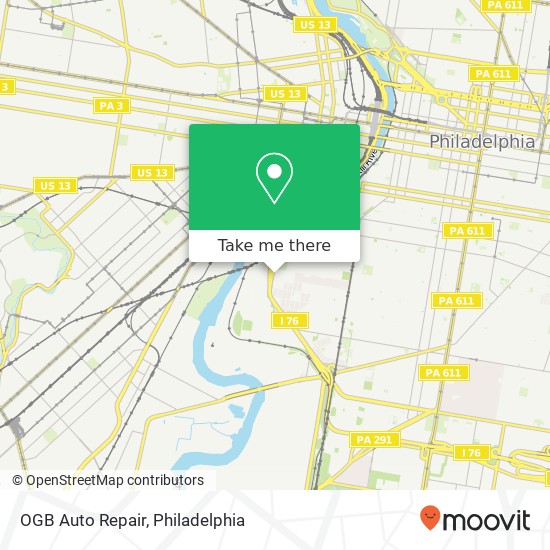 OGB Auto Repair map