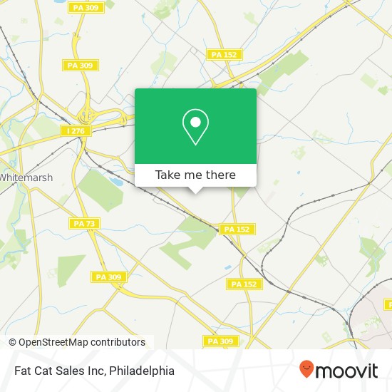 Fat Cat Sales Inc map