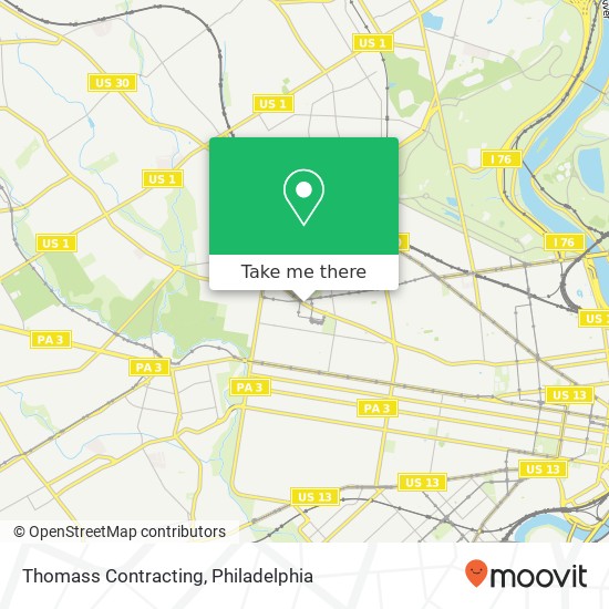 Mapa de Thomass Contracting