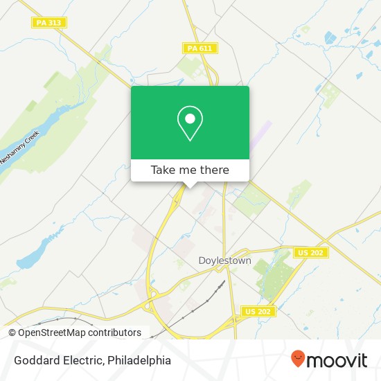 Goddard Electric map