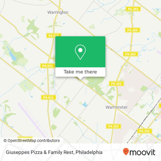 Mapa de Giuseppes Pizza & Family Rest