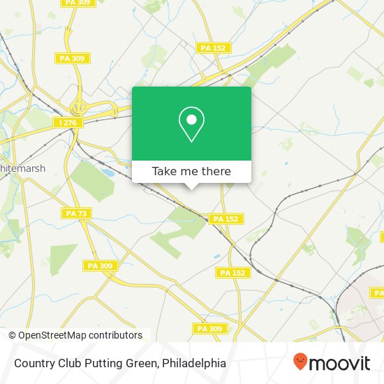 Mapa de Country Club Putting Green