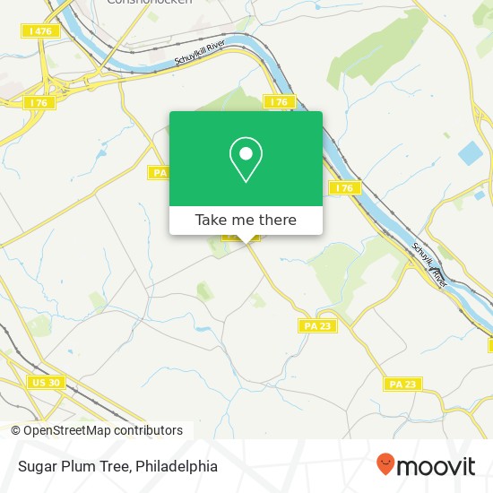 Sugar Plum Tree map