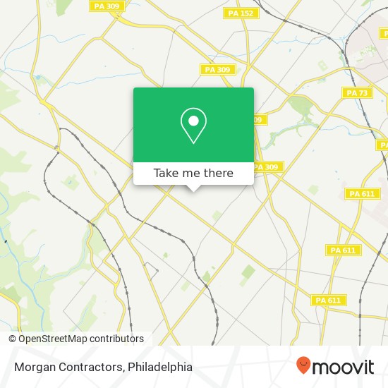 Morgan Contractors map