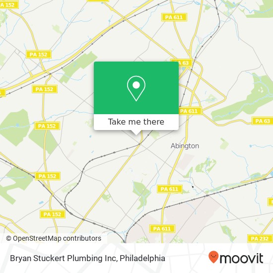 Bryan Stuckert Plumbing Inc map